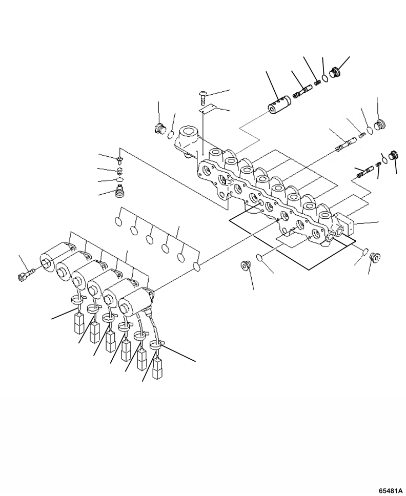 Блок 22U-60-21262 KOMATSU