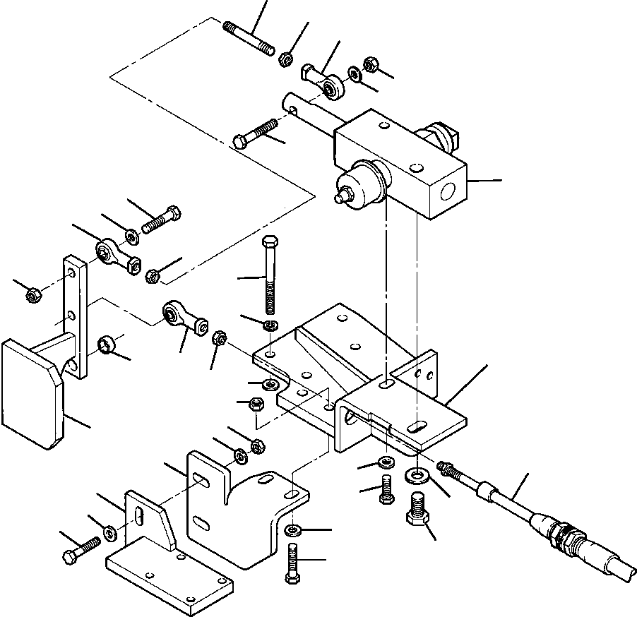 BRACKET, DETENT MOUNTING 161 656 KOMATSU