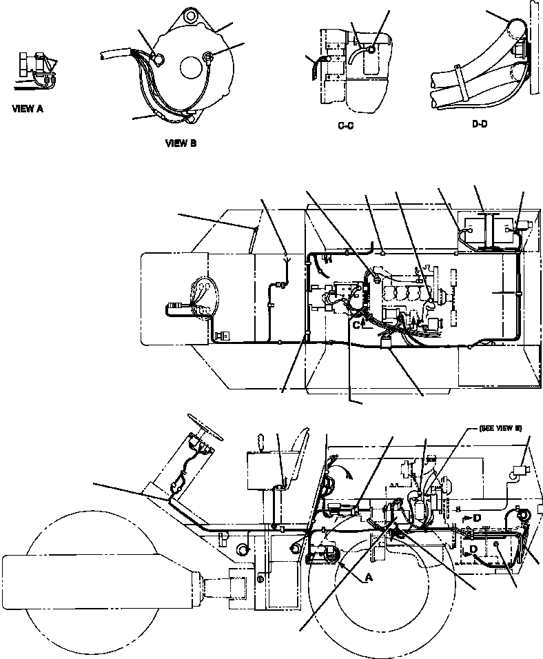 SENDING UNIT, ENGINE OIL PRESSURE 129 490 KOMATSU