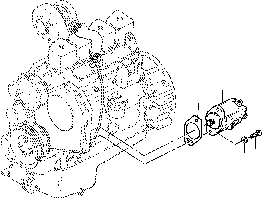 Шайба плоская 124 040 KOMATSU