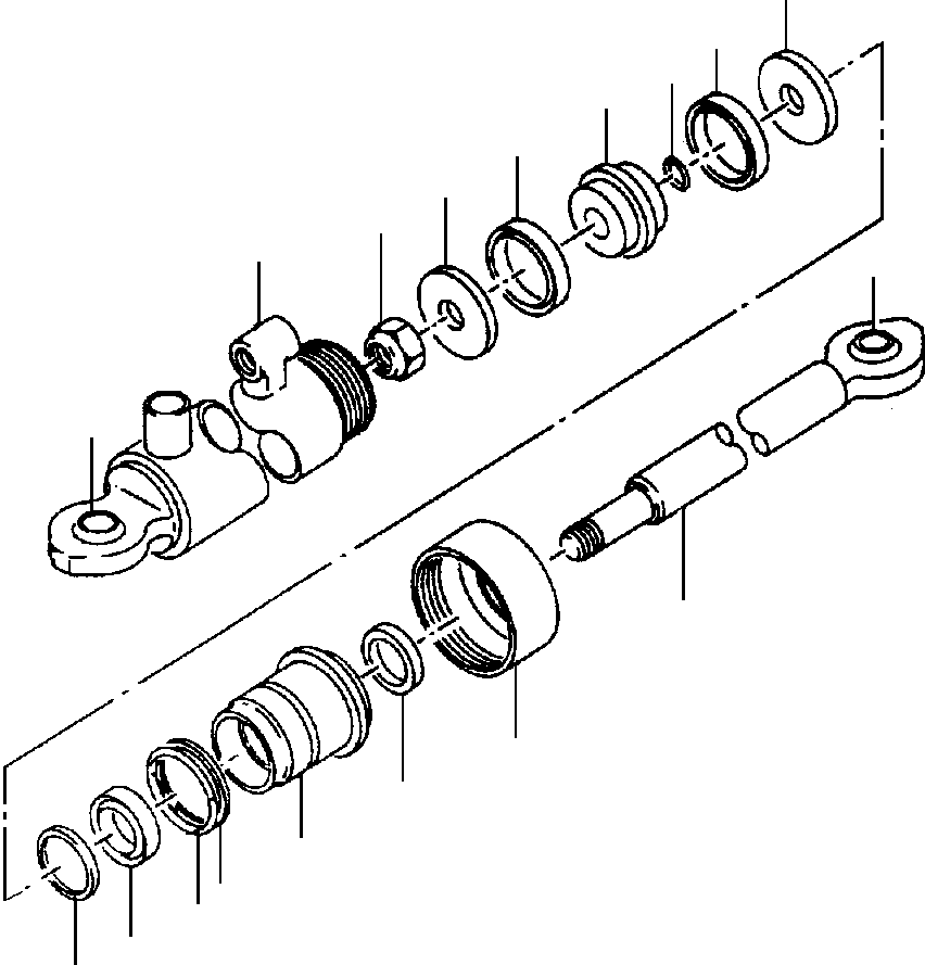 CYLINDER, WELDMENT 160 348 KOMATSU
