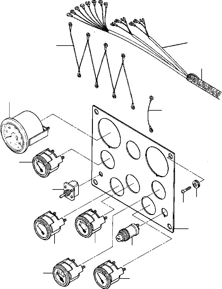 HARNESS, GAUGE WIRING 160 021 KOMATSU