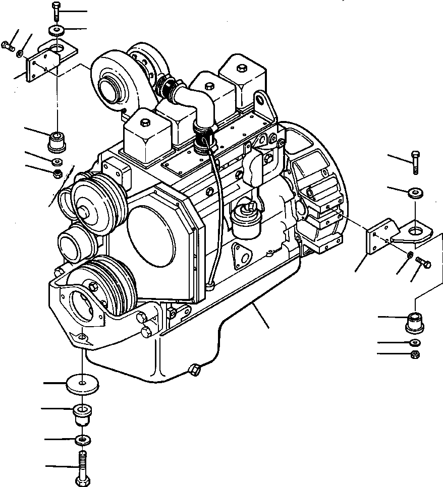 Шайба плоская 65 536 KOMATSU