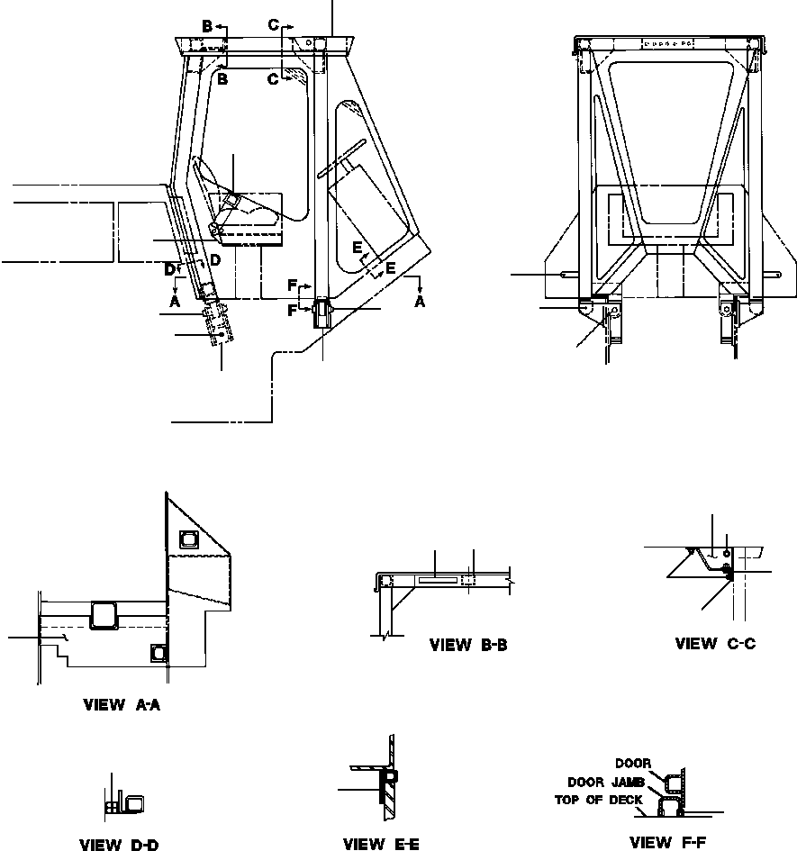 ROPS, ENCLOSED 150 970 KOMATSU