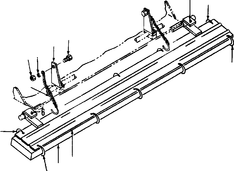 BRACKET - MOUNT WITH EXISTING HARDWARE 152 795 KOMATSU