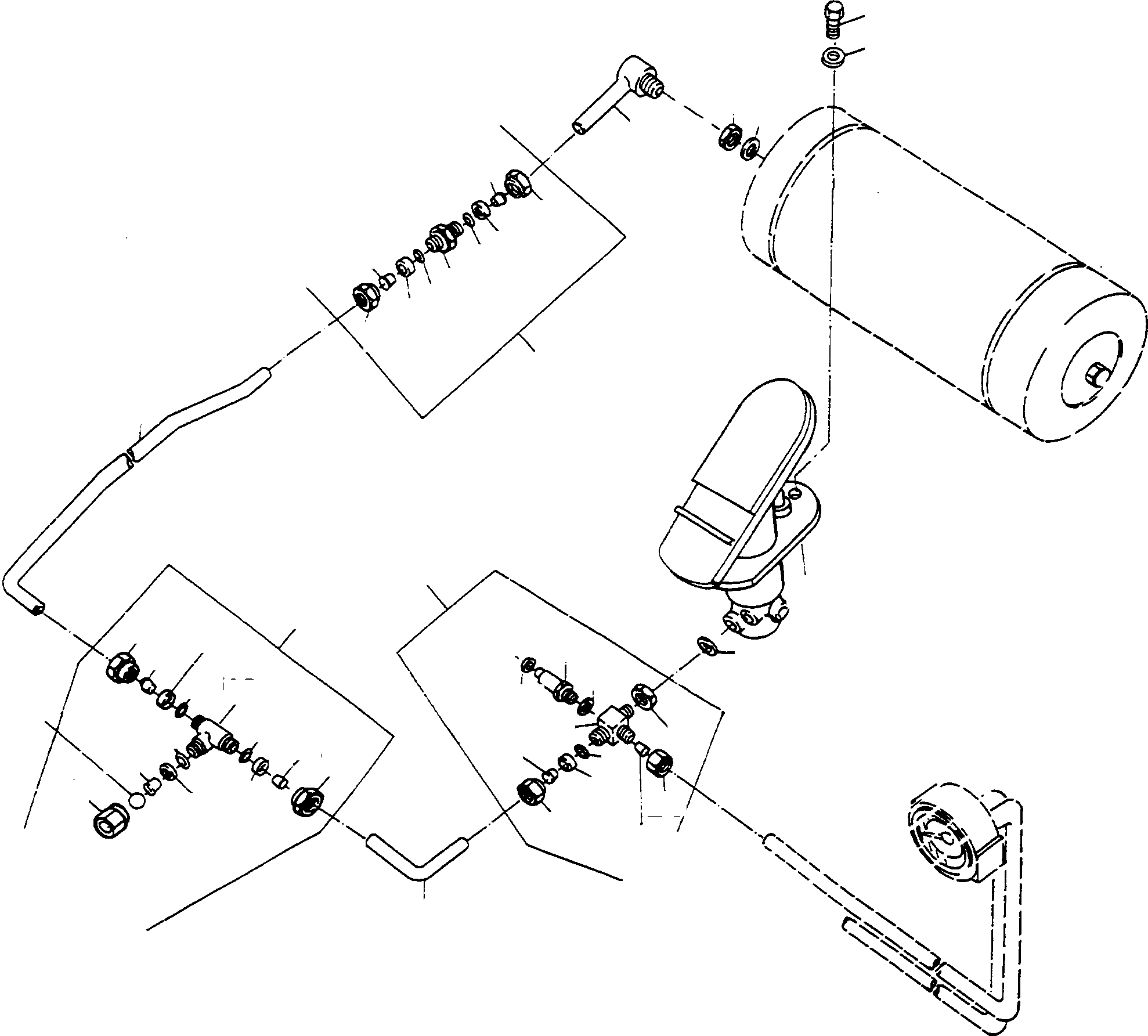 BRAKE LINE 2977279M1 KOMATSU