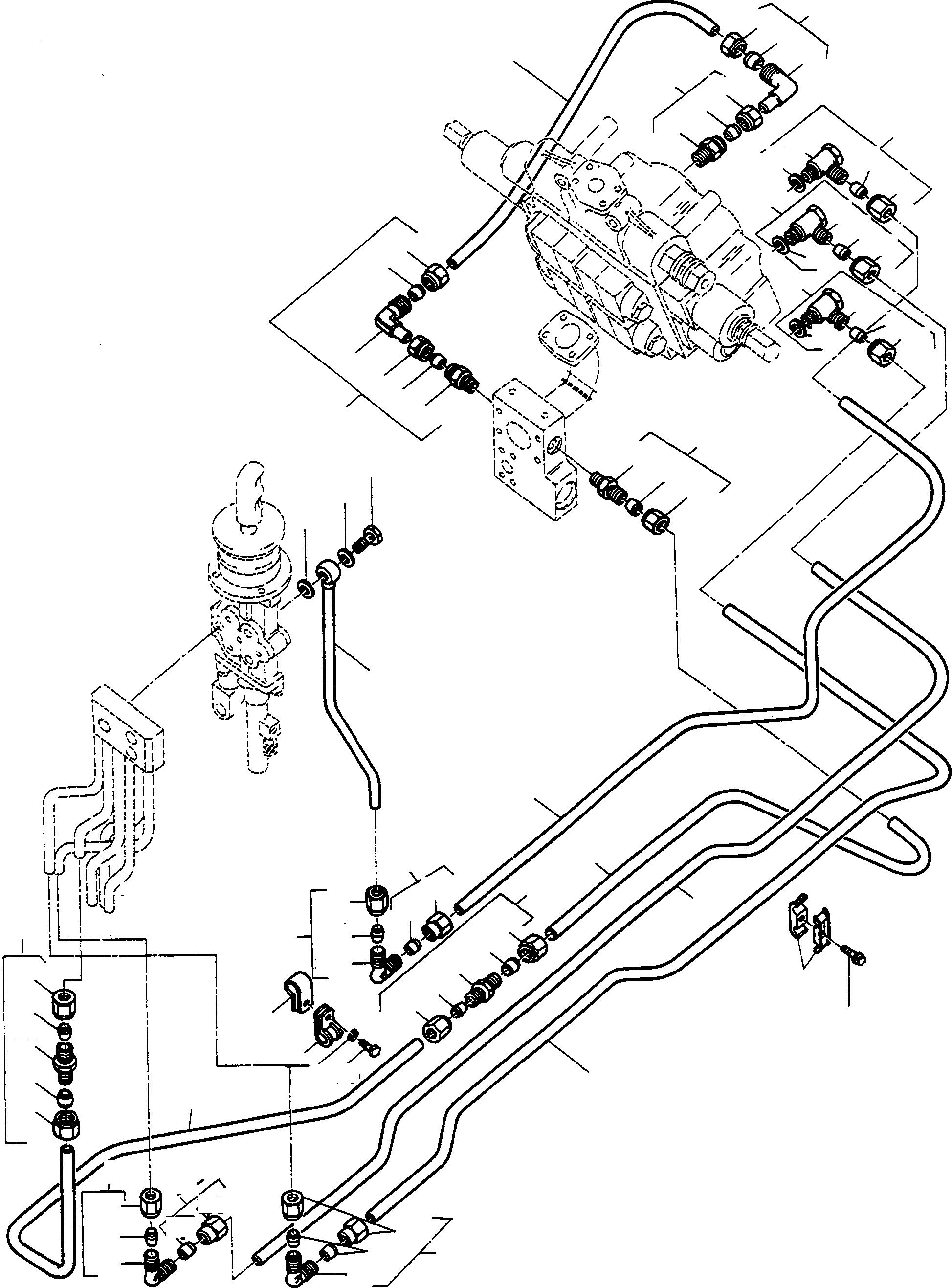 Труба 3076410M1 KOMATSU