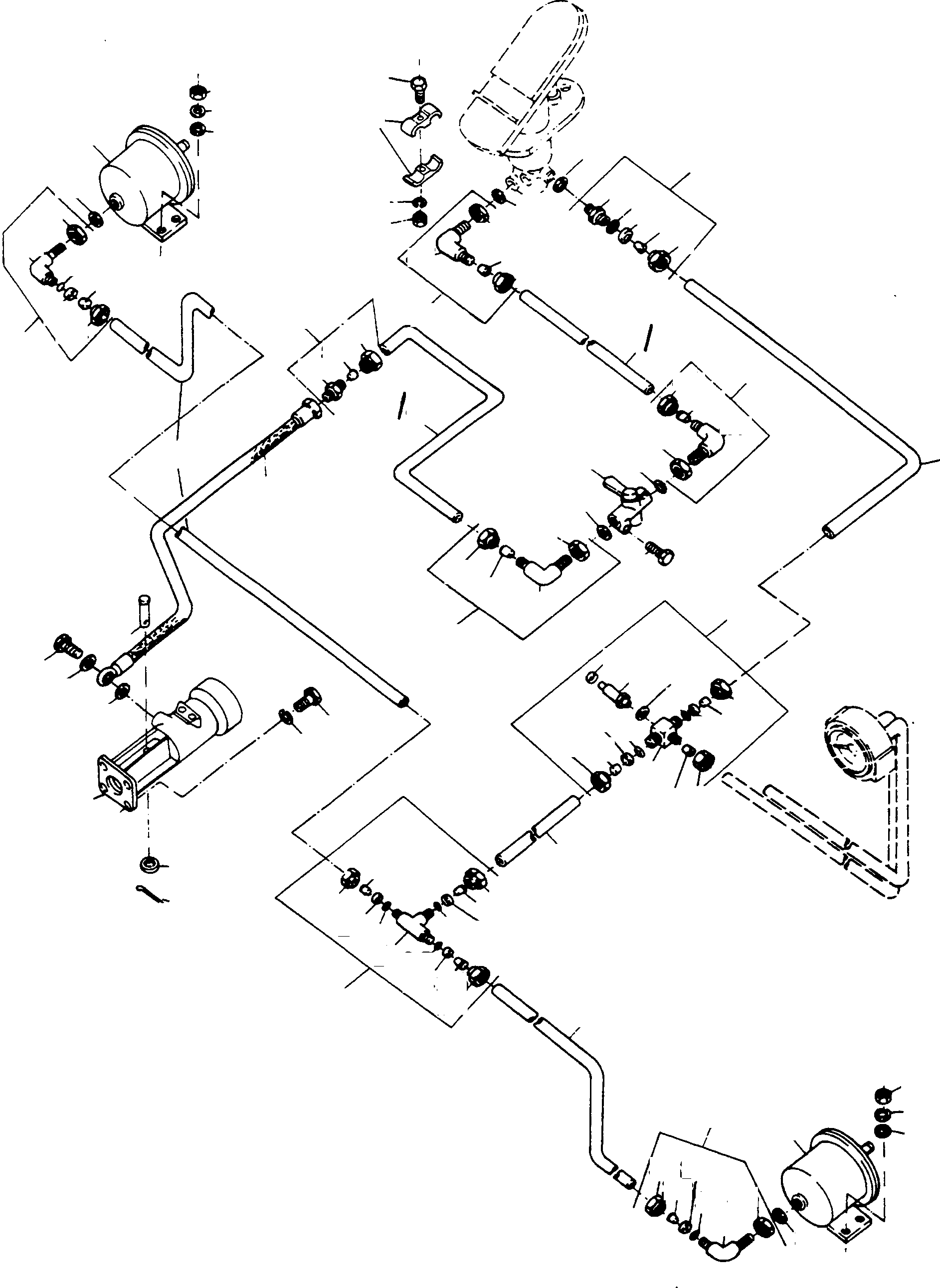 BRAKE LINE 2945441M1 KOMATSU