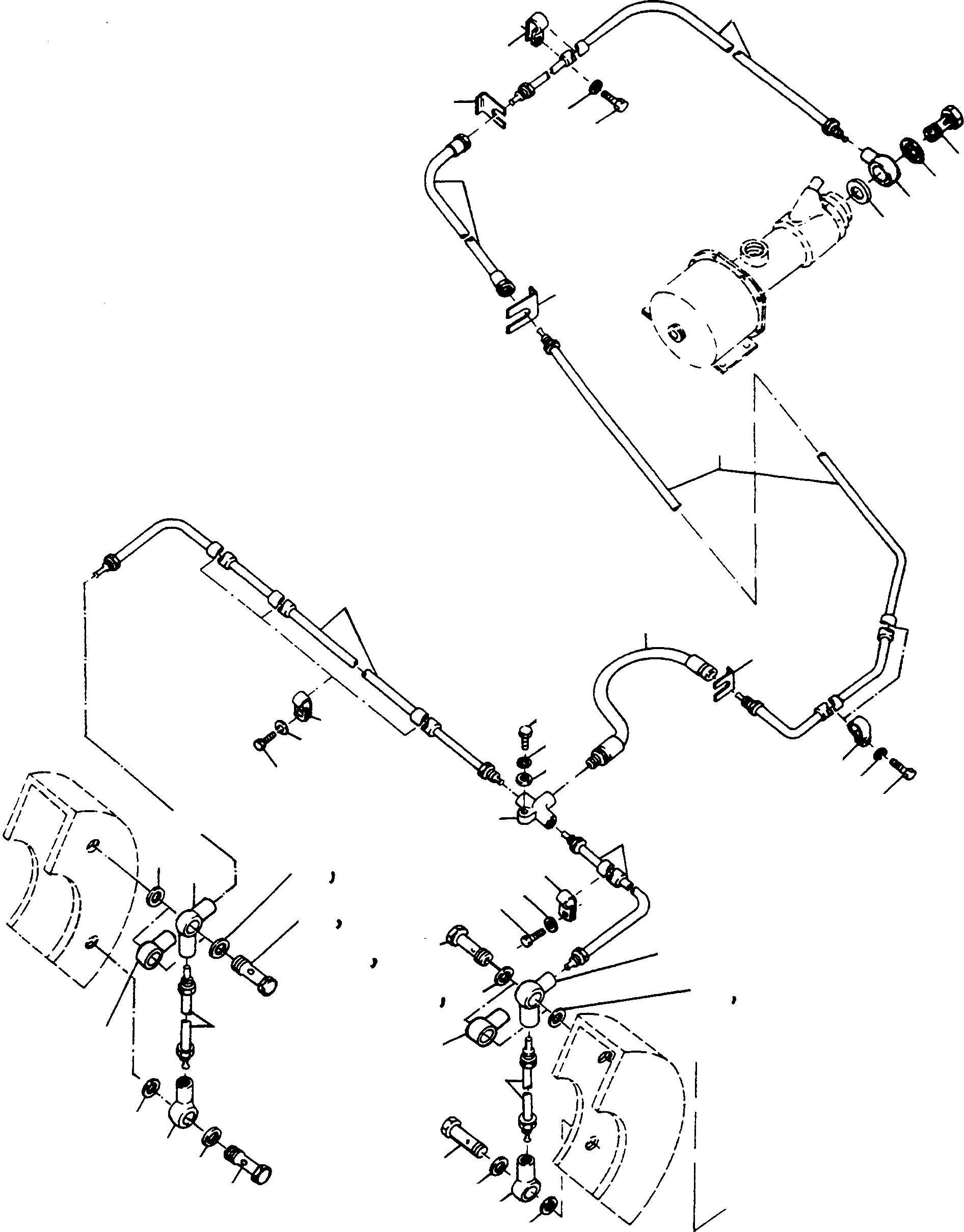 BRAKE LINE 2945491M91 KOMATSU