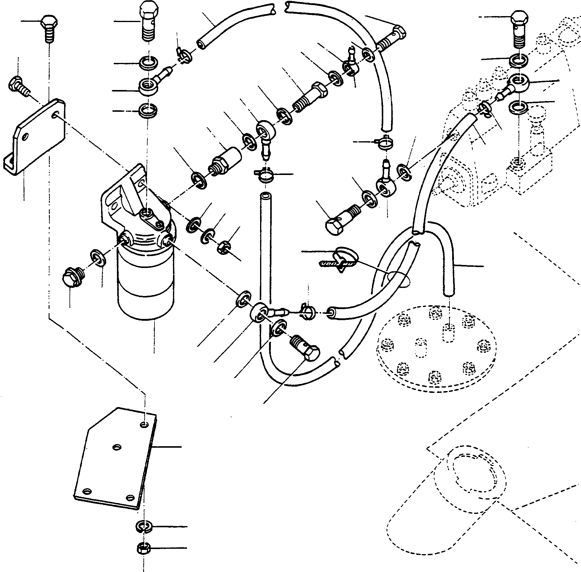 BANJO FITTING 2862426M91 KOMATSU