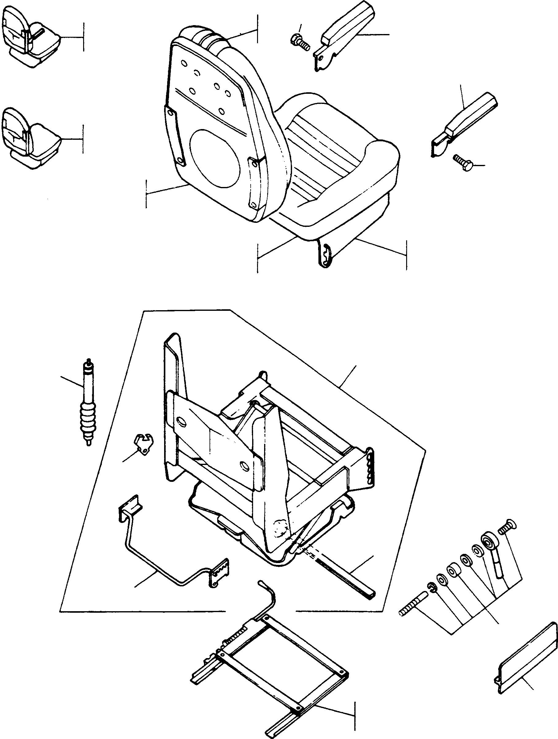 BACK REST 2924355M91 KOMATSU