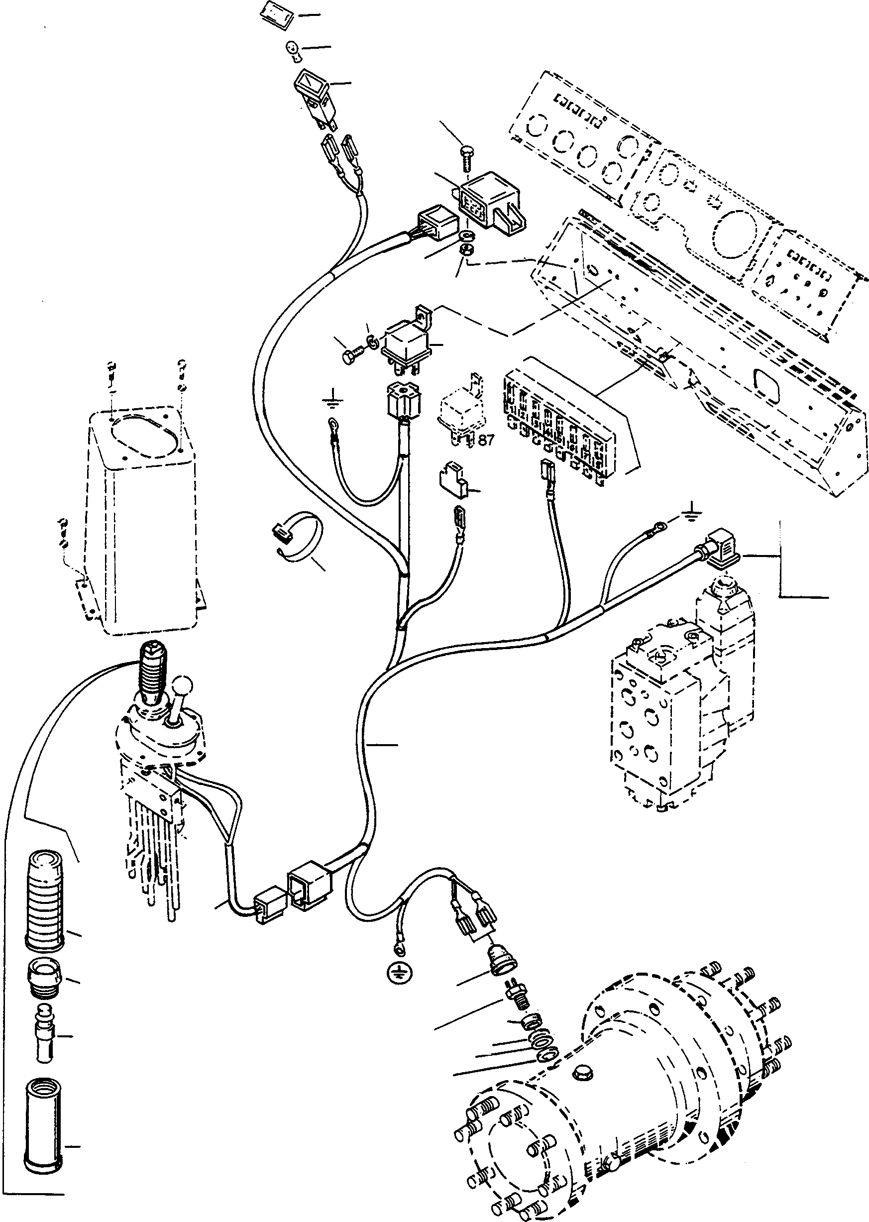 Жгут проводов 4003700M91 KOMATSU
