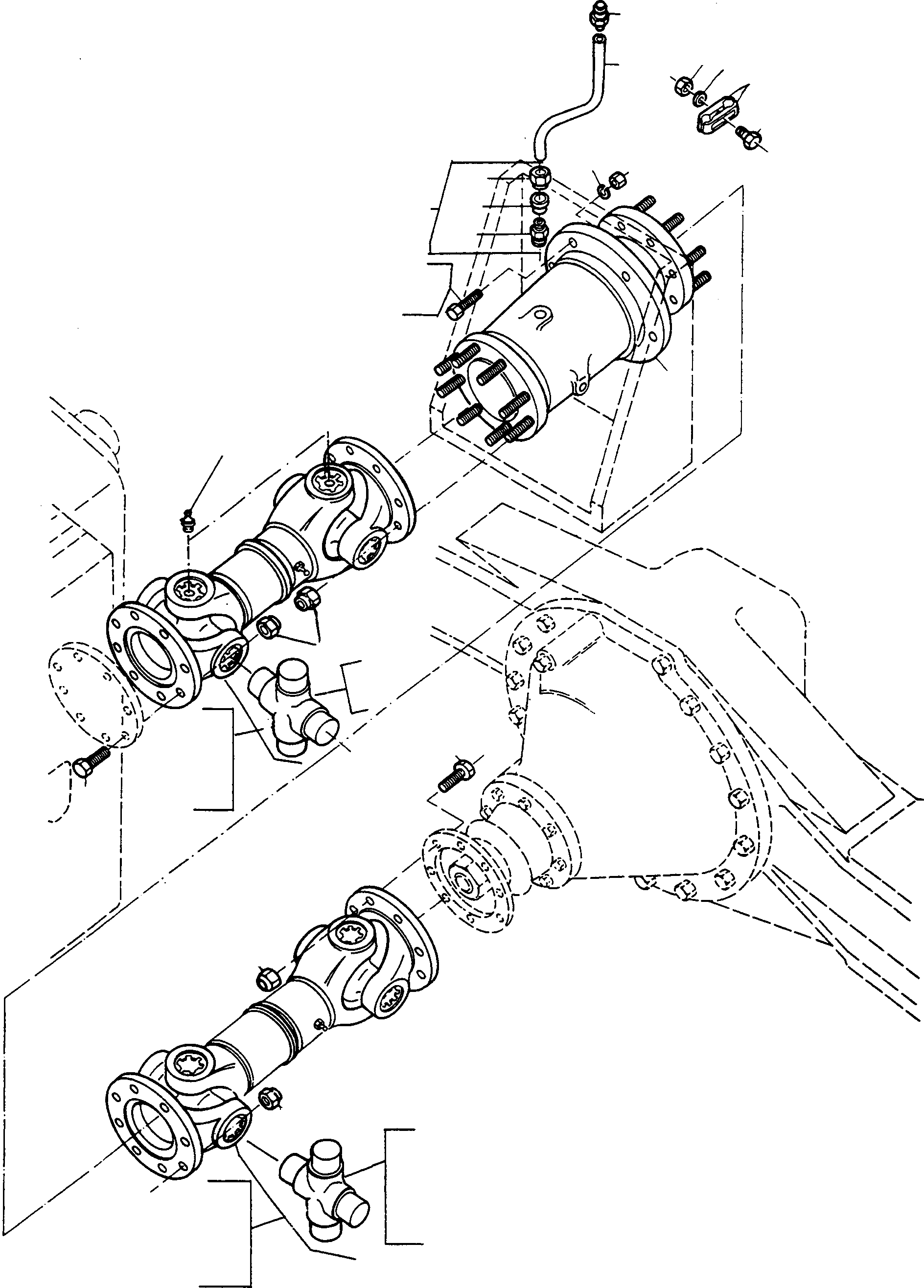Карданный шарнир 4002863M91 KOMATSU