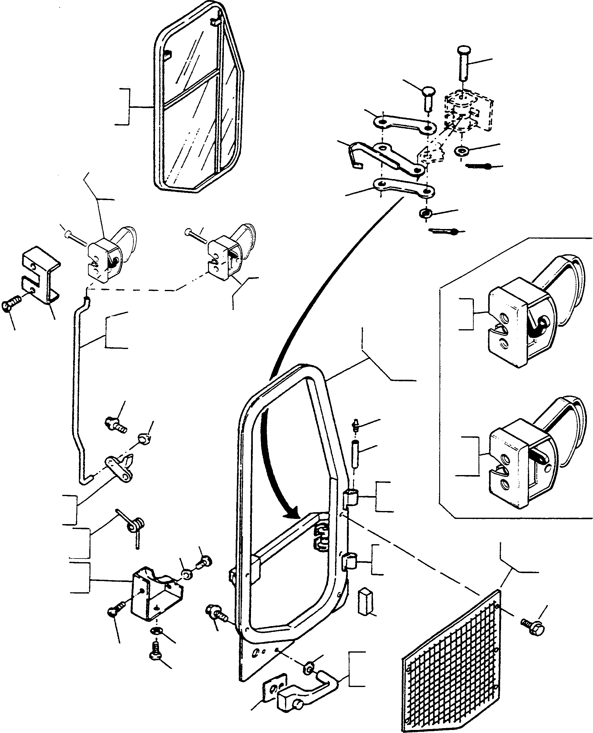 DOOR LOCK 4202525M91 KOMATSU