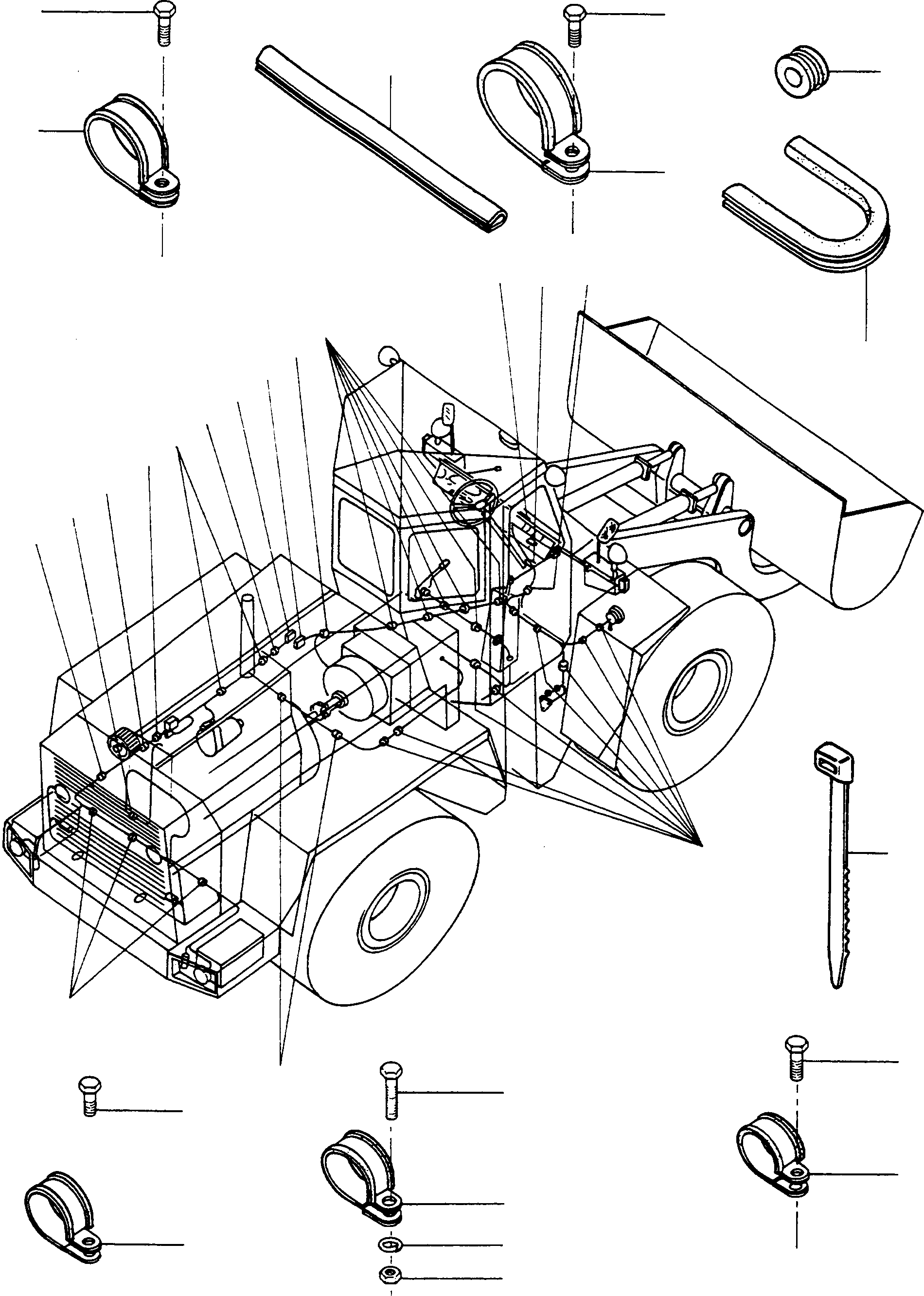 Жгут проводов 3076056M91 KOMATSU