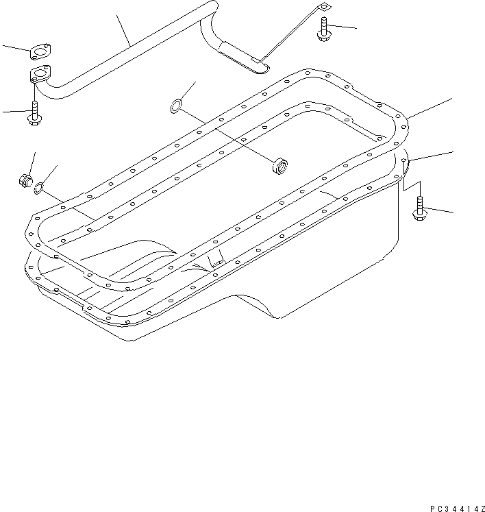 TUBE,SUCTION 6734-21-5210 KOMATSU