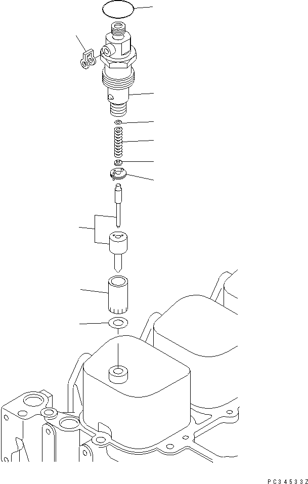 INJECTOR,KIT 6734-11-3100 KOMATSU