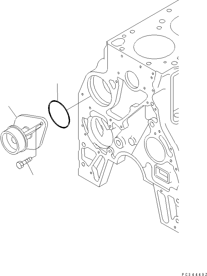 PUMP,WATER 6732-61-1100 KOMATSU