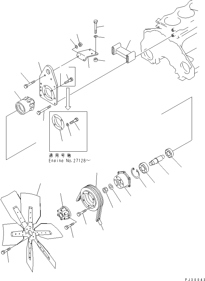 Шарикоподшипник 06007-06307 KOMATSU