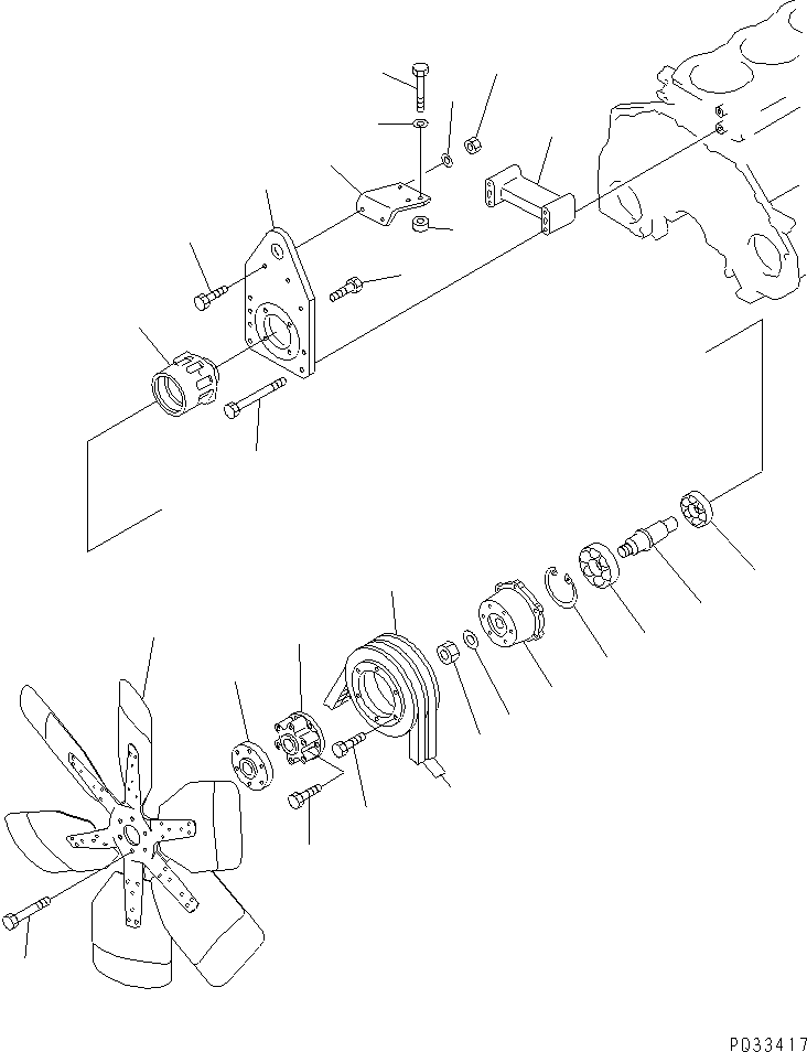 FAN,SUCTION 600-635-0710 KOMATSU