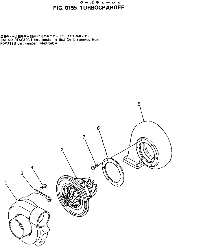 HOUSING,TURBINE GA409395-0064 KOMATSU