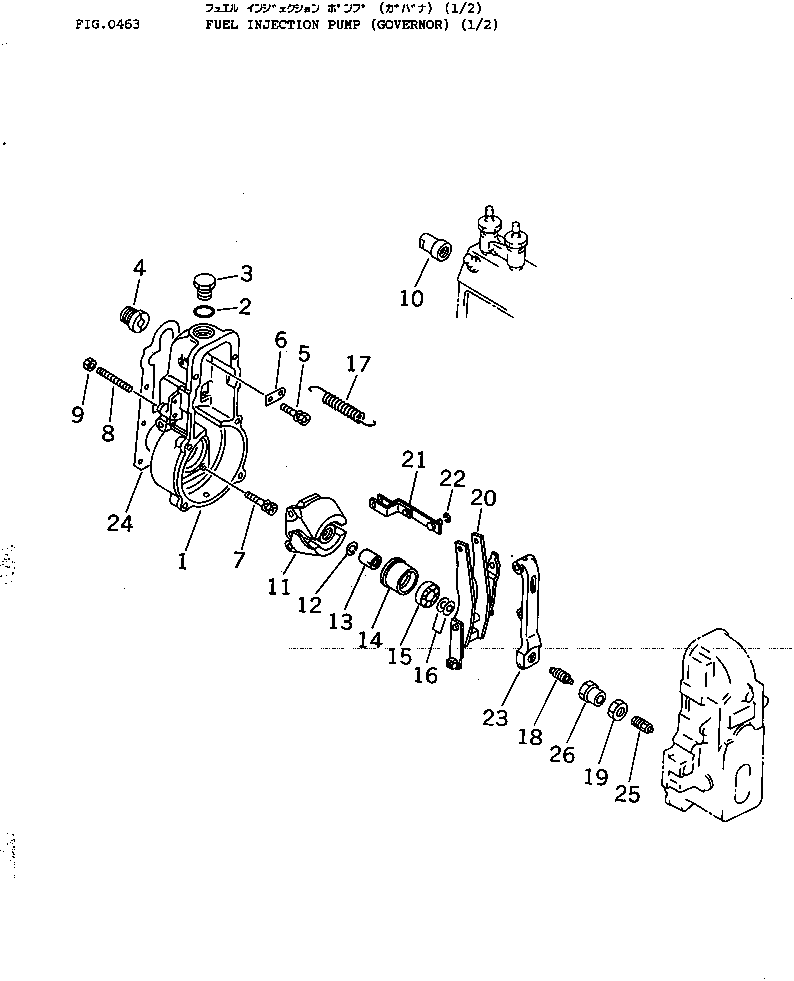 Регулятор в сборе DK105400-6242 KOMATSU