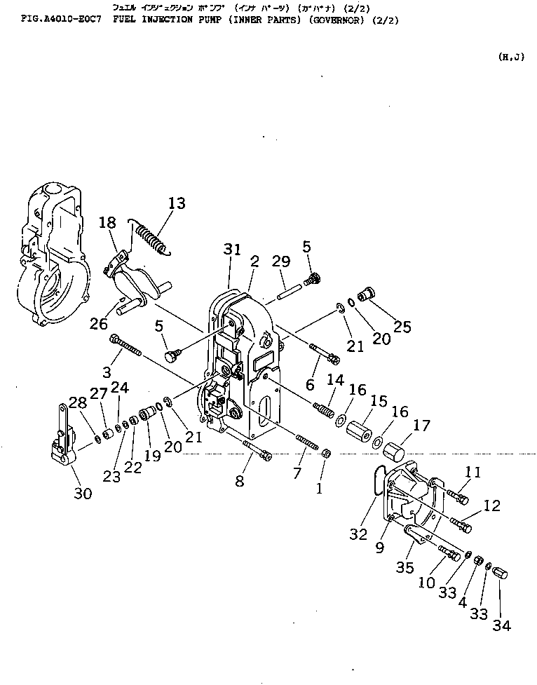 Регулятор в сборе (DK105400-6242) KOMATSU