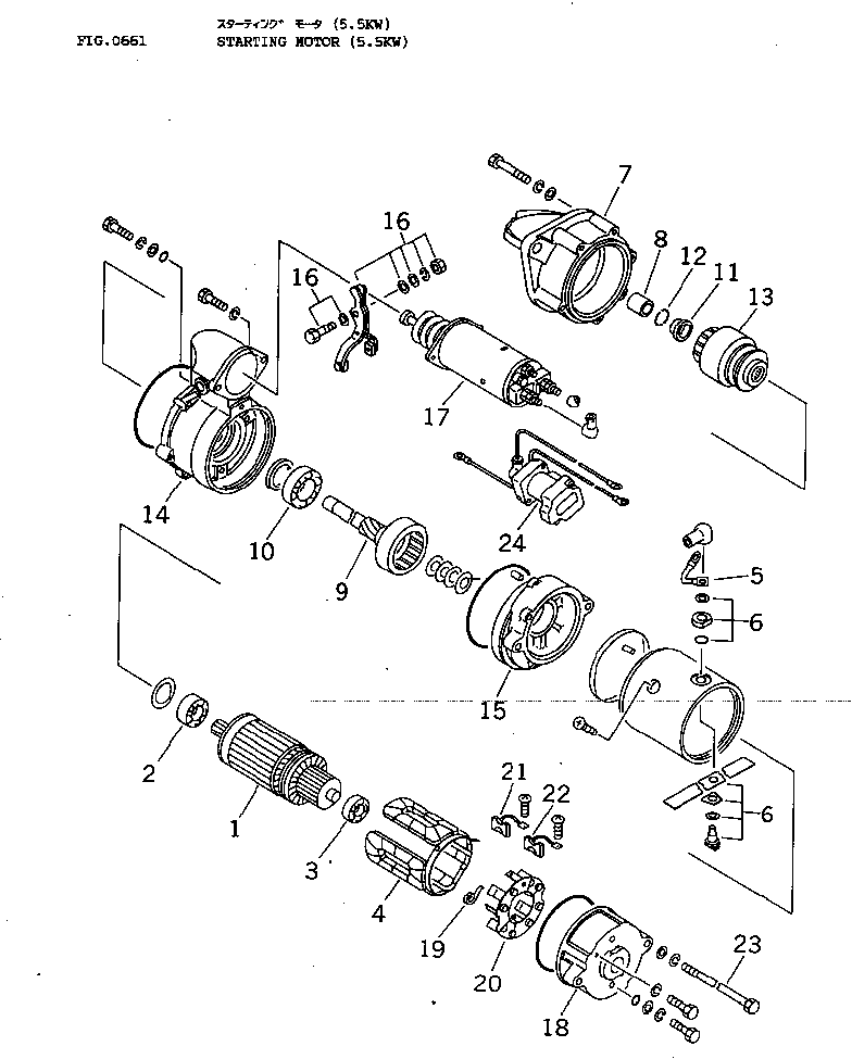 FRONT BRACKET A. KD0-23310-0680 KOMATSU