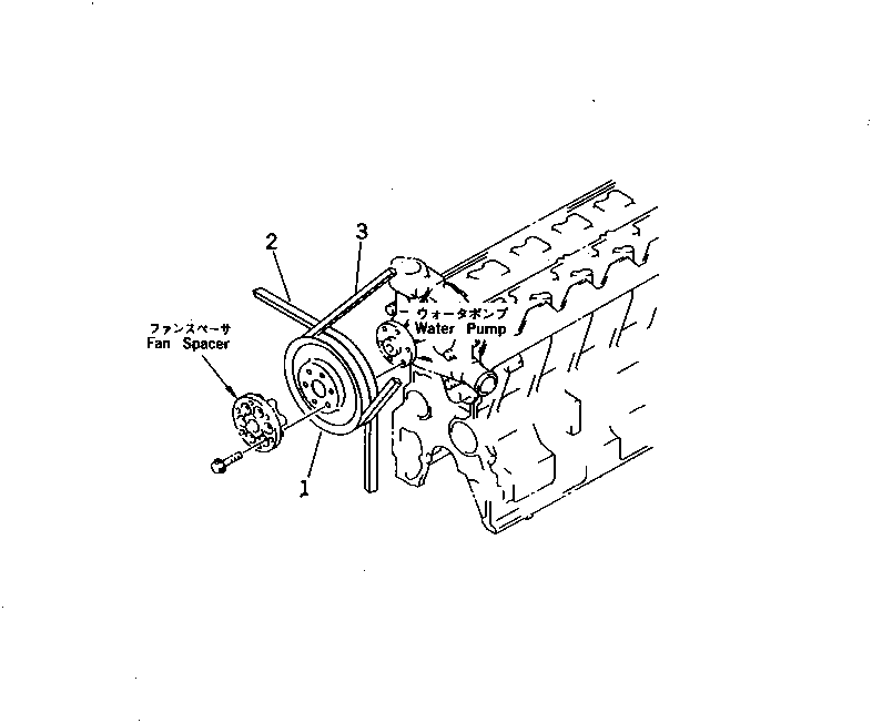 PULLEY¤ HARDENING 6207-61-3860 KOMATSU