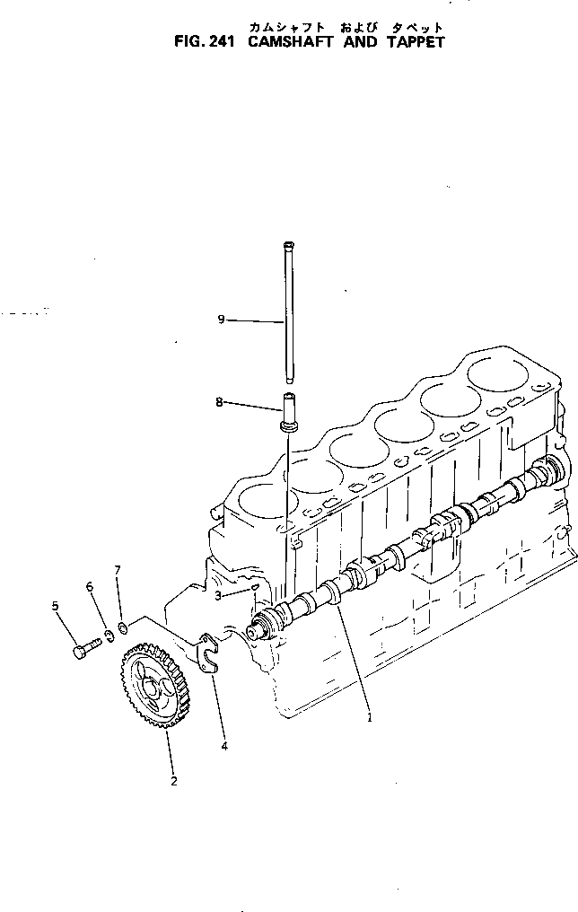 CAMSHAFT ASS'Y 6136-42-1010 KOMATSU