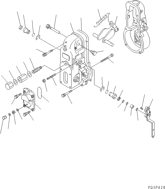 Регулятор в сборе (DK105410-9200) KOMATSU