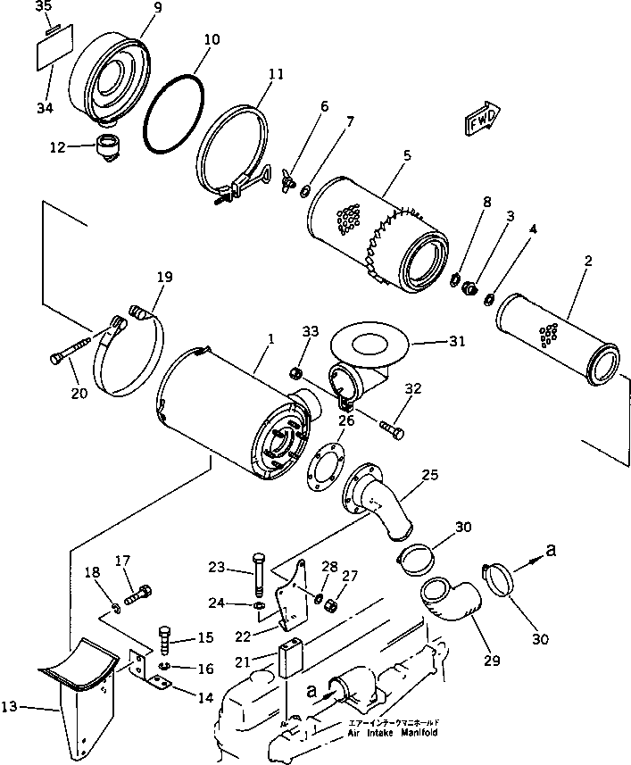 PLATE,PART NO. (TBG SPEC.) 6136-81-8870 KOMATSU