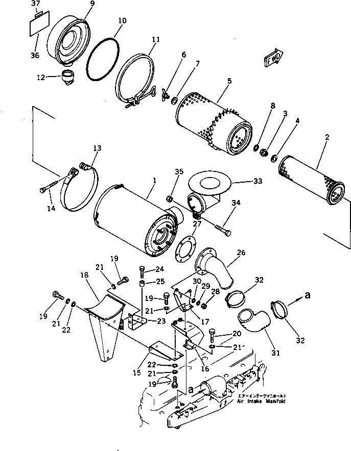 PLATE¤ INSTRUCTION,(PERSIAN-ENGLISH) 09637-04161 KOMATSU