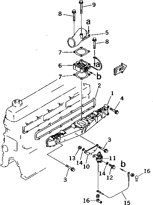 CONNECTOR,AIR 6136-11-4260 KOMATSU