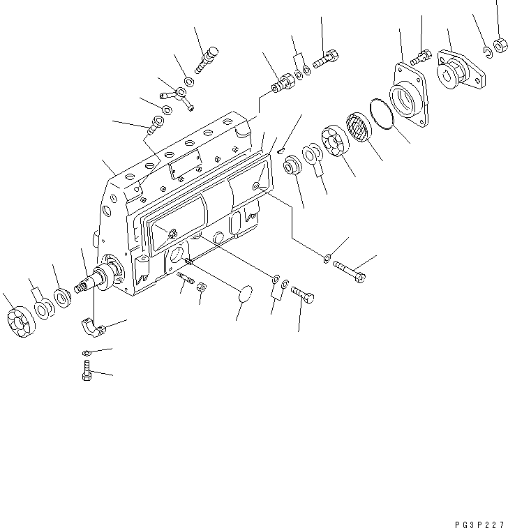 Картер DK131071-9920 KOMATSU