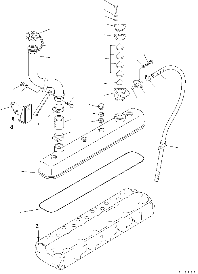 COVER,HEAD 6136-11-8111 KOMATSU