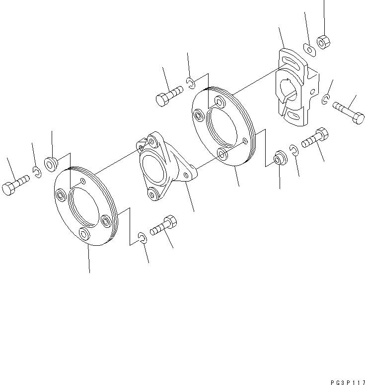 COUPLING,CROSS DK156609-2500 KOMATSU