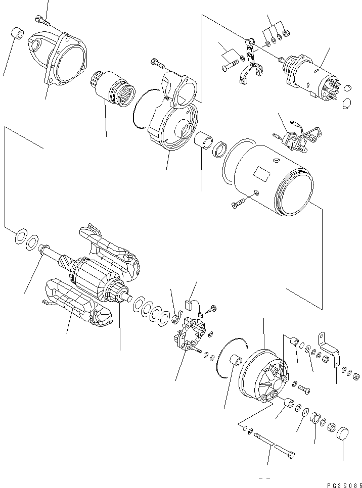 Магнитный выключатель в сборе KD0-47100-3030 KOMATSU