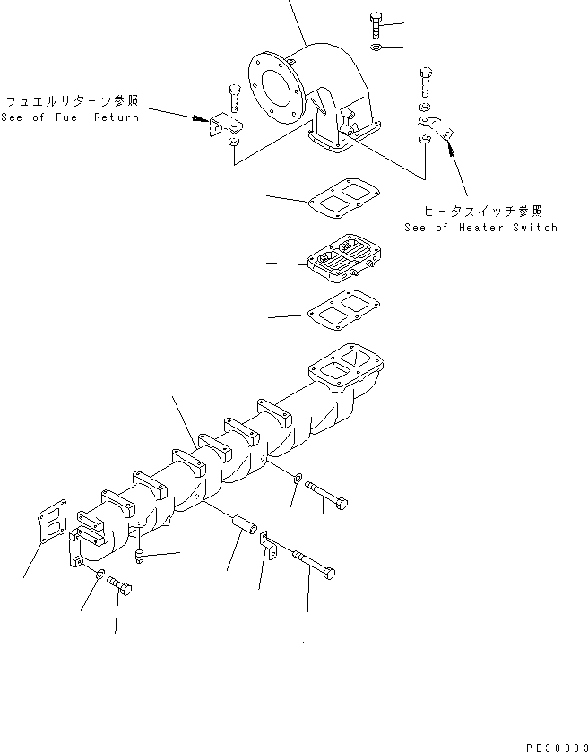 HEATER,RIBBON \0\600-815-3810 KOMATSU
