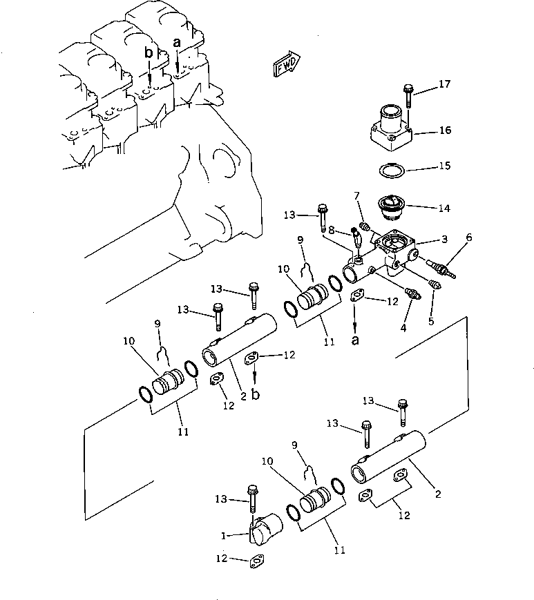 Ниппель \0\6136-61-8640 KOMATSU