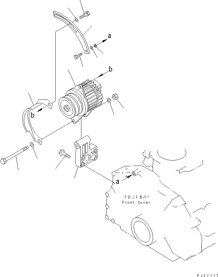 ALTERNATOR GROUP (\8\6150-8X-6030) KOMATSU