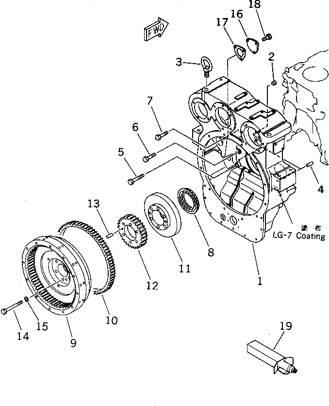 SEAL, REAR,(SERVICE PARTS) \0\6150-29-4250 KOMATSU