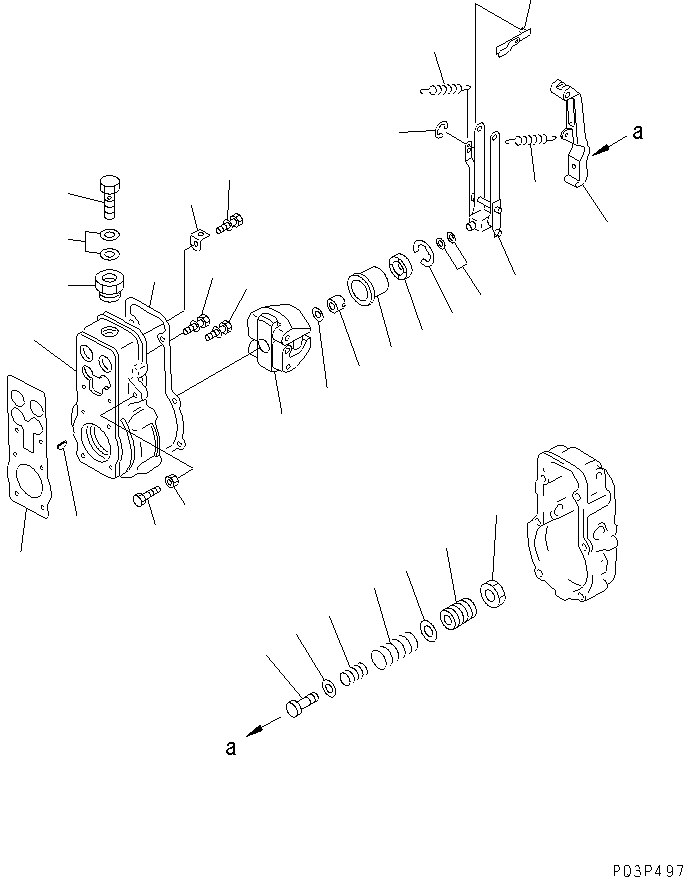 регулятор в сборе ND090800-8451 KOMATSU