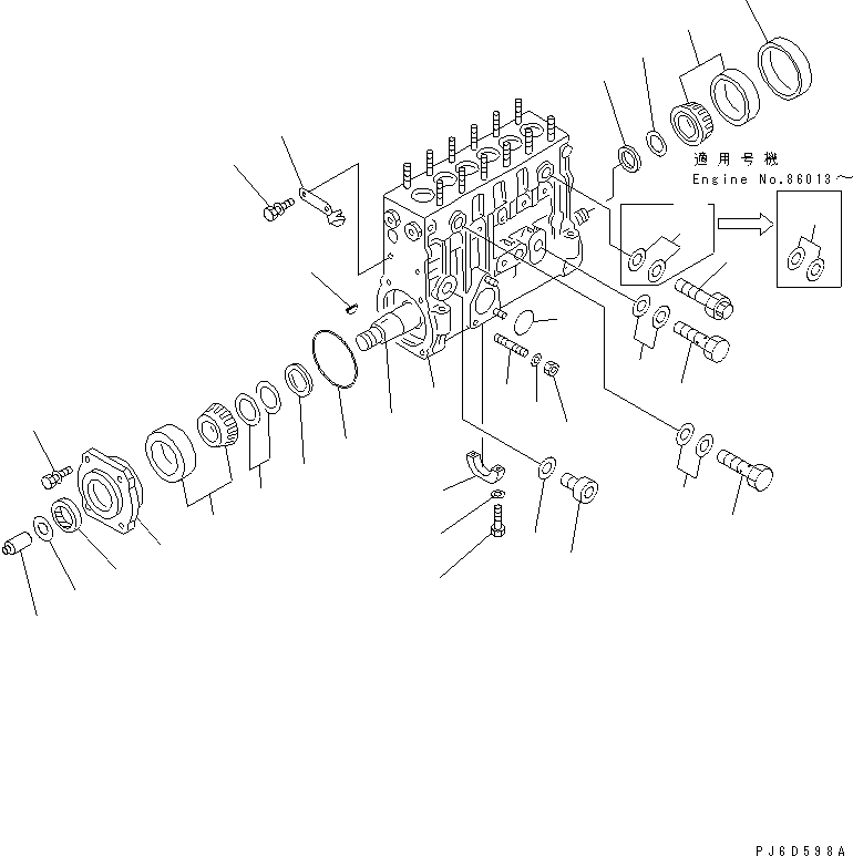Корпус в сборе ND190100-0622 KOMATSU