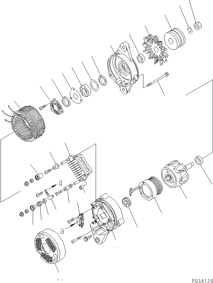 BAR,CONNECT KD0-35784-0190 KOMATSU