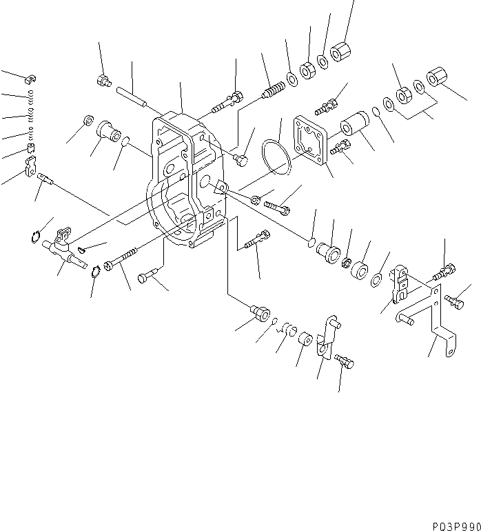 PIN,STOP ND091014-0090 KOMATSU