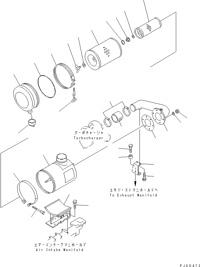 Элемент в сборе 600-182-2500 KOMATSU