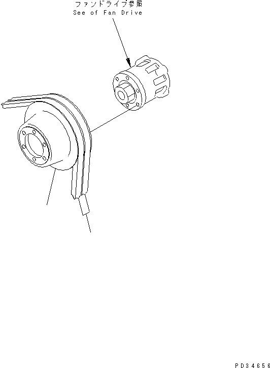 PULLEY, HARDENING 6151-61-3361 KOMATSU