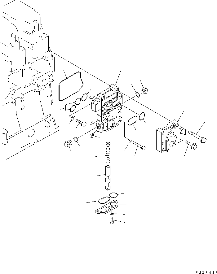 Уплотнительное кольцо (k2) (\2\6210-21-6460) KOMATSU