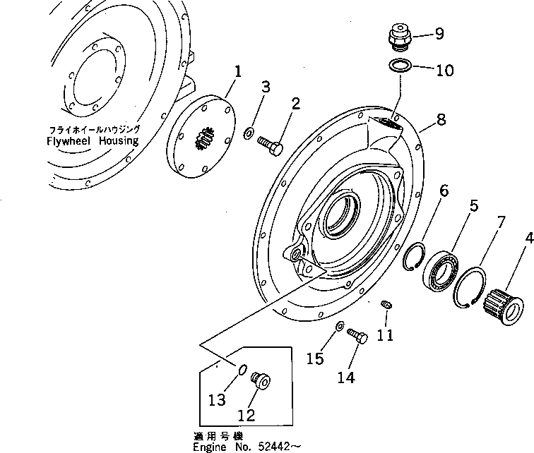 прокладка (k2) (07005-03016) KOMATSU